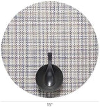 Chilewich Basketweave Placemats, Woven Round Placemats Set of 4 - Image 2
