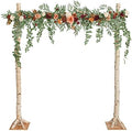 Ling's Moment 6.5FT Wedding Arch Flower Garland, Fall Orange by LingsMoment