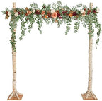 Ling's Moment 6.5FT Wedding Arch Flower Garland, Fall Orange by LingsMoment