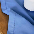 Solino Home Cotton Linen Woven Placemats Dusty Blue, 14 x 19 in, Set of 4 - Image 5