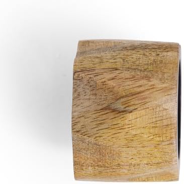 Lightnpro Natural Wooden Decorative Napkin Rings Set of 12, Serviette Napkin Rings Bulk for Party Decoration, Table Top Décor for Dinning Table, Everyday, Christmas, Easter Family Gatherings - Image 7