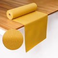 AH American Homestead Paper Dining Table Runner for Party 78 ft = 20 Perforated Table Runners 16” x 48”- Strong, Absorbent, Disposable Linen-Like Table Cover Roll (Mustard Gold) by AHAMERICANHOMESTEAD