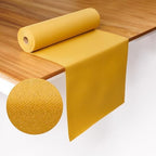 AH American Homestead Paper Dining Table Runner for Party 78 ft = 20 Perforated Table Runners 16” x 48”- Strong, Absorbent, Disposable Linen-Like Table Cover Roll (Mustard Gold) by AHAMERICANHOMESTEAD