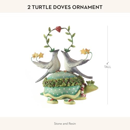 MACKENZIE-CHILDS Patience Brewster 12 Days Christmas Ornament, Decorative Hanging Ornament for Christmas Tree, 2 Turtles Doves - Image 4