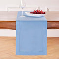 Solino Home 100% Pure Linen Table Runner Cornflower Blue Woven, 14 x 108 in by SolinoHome