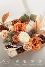 Ling's moment Terracotta Artificial Wedding Flowers Greenery Grand Box Set - Image 6