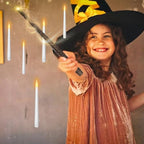 kakoya Flameless Floating Candles with Wand，20 Pcs Magic LED Hanging Taper Candles，Flickering Battery Operated Taper Candle with Wand Remote for Halloween Decorations Best Gift（White） - Image 4