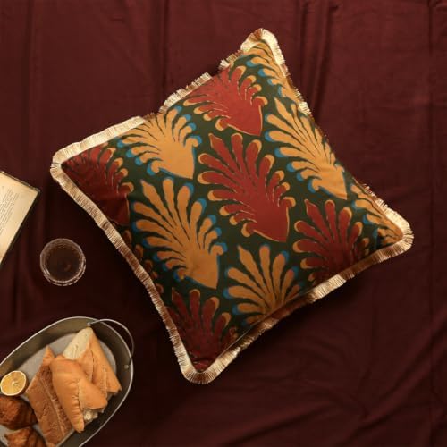 patdrea Designer Velvet Throw Pillow Cover,Set of 2,22"x22"-OldlegendA - Image 3
