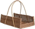 Creative Co-Op Decorative Handwoven Rattan Hanging Basket, Natural - Image 5