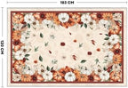 Artoid Mode Pumpkins Floral Corns Fall Area Rug 4x6 Feet - Image 2