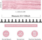 12 Pack Light Pink Table Runner Cheesecloth, Summer Rustic Sheer Gauze Table Runner 35x120 Inch for Wedding Baby Shower Bridal Shower Party Home Decorations - Image 6