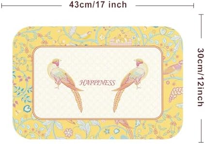patdrea Designer Vintage French PVC Placemats Set of 6,12"x17"-Magnolia A - Image 3