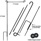 Christopher Newport Captains Garden Flag with Stand Holder - Image 4