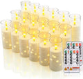 Raycare 18 Pcs Flameless Battery Operated Pillar Candles with Remote Timer by Raycare
