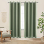 KOUFALL 78 Inch Closet Curtains for Open Closet, Boho Room Divider Curtains Door Curtain for Doorway, Wide 52 x 78 Inches Long 2 Panels Set - Image 3