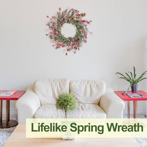 Artgar Front Door Wreath 24 Inch Spring/Summer Wreaths for Front Door - Image 4