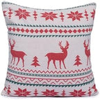 Christmas Throw Blanket & Pillow Cover Set – Cozy Cotton Holiday Décor, Reversible Festive Bedding & Sofa, Machine Washable Seasonal Home Decoration, Gift-Ready Packaging - Image 6
