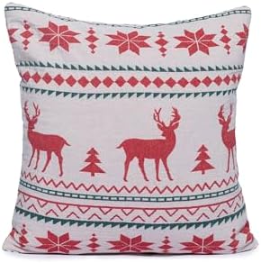 Christmas Throw Blanket & Pillow Cover Set – Cozy Cotton Holiday Décor, Reversible Festive Bedding & Sofa, Machine Washable Seasonal Home Decoration, Gift-Ready Packaging - Image 6