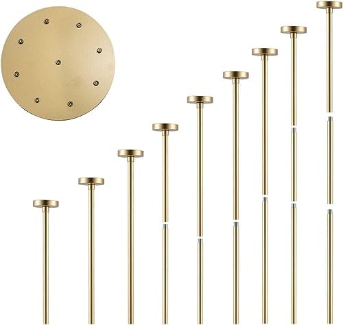 10pcs 9 Arm Gold Candelabra, Fit for Flameless or Wax - Image 6
