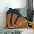 Abstract Palm Leaves Pillow Covers 22''x22'' Set of 4, Modern Geometric Line Pattern Cushion Covers Decorative Tropical Print Pillow Cases for Couch Sofa Bedroom Farmhouse Garden Patio - Image 6