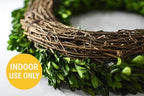 Preserved Boxwood Wreath 16 Inch – Real Greenery Spring Summer & Year-Round Indoor Décor, Farmhouse Wall Door & Mantel, Fade-Resistant - Image 5