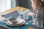 homing Faux Cotton Linen Placemats Set of 8, Cloth Dining Table Mats - Image 7