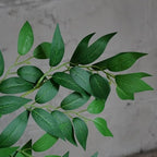 130pcs Italian Ruscus Greenery Stems 68cm Artificial Smilax Greenery Branch - Image 6