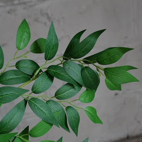 130pcs Italian Ruscus Greenery Stems 68cm Artificial Smilax Greenery Branch - Image 6