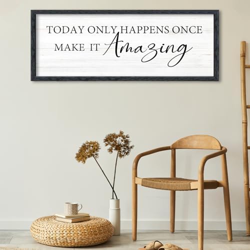 AuraPeak Inspirational Quotes Office Wall Decor, Black, 40"×15" - Image 3