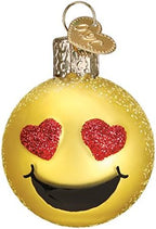Old World Christmas Ornaments: Mini Ornament Sets Glass Blown Ornaments for Christmas Tree, Emojis - Image 4