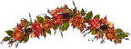 Nearly Natural 6ft. Fall Ranunculus, Hydrangea and Berries Autumn Artificial Garland by NearlyNatural