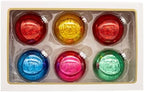 Kurt Adler 80MM Mercury Glass Multicolor Ball Ornament, 6-Piece Box - Image 4