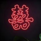 Double Happiness Neon Sign for Chinese Wedding Backdrop Romantic Wall Decor by mllusxg