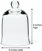 Abbott Collection 27-Carolyn-SM Cloche, 6 inches H, Clear (Pack of 2) - Image 2