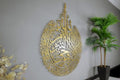 YOBESHO Metal Shiny Large Ayatul Kursi, Islamic Wall Art, Islamic Wall Decor, Gift for Muslims, Islamıc Wall Decor, Eid Gifts, Ramadan Decor (Matte Gold, 14" x 18") by YOBESHOISLAMICWALLARTS