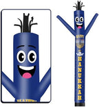 20FT Tall Hanukkah Inflatable Tube Man (18''Diameter) Wacky Wavy Dancing Guy for Outdoor Decoration Advertising Business Promotion - Happy Hanukkah (Blower Not Included) by GOODENYInflatables
