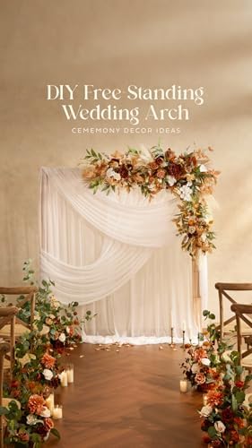 Ling's moment Boho Artificial Flowers Greenery Deluxe Combo, Burnt Orange - Image 5