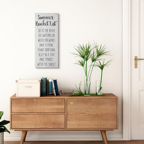Stupell Industries 'Summer Bucket List Casual Sign'| Canvas Art - Image 3