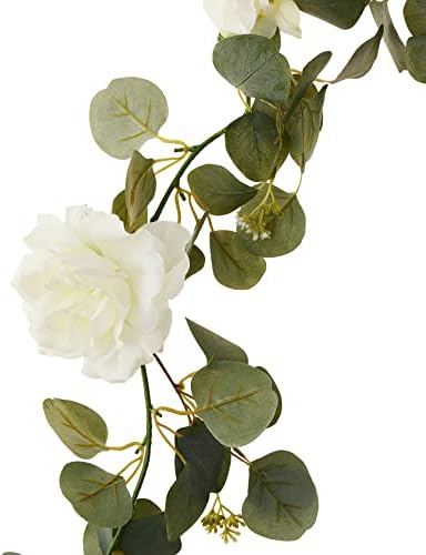 Ashland 6ft. Rose & Eucalyptus Garland - Image 4