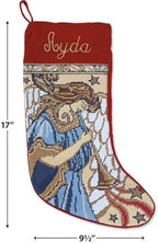Lillian Vernon Angel Personalized Heirloom Needlepoint Christmas Stocking - Cotton, Holiday Decorations, Heirloom, Tradition - Image 3