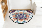 Mandala Door Mat for Outdoor Indoor Welcome Mat Half Round Doormat Entryway Rug 24" x 36" Door Mats for Home - Image 6
