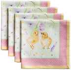 Maison d' Hermine Cloth Napkins Set of 4 Reusable 100% Cotton (20" x 20") by MaisondHermine