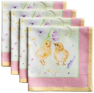 Maison d' Hermine Cloth Napkins Set of 4 Reusable 100% Cotton (20" x 20") by MaisondHermine