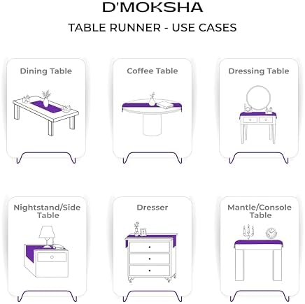 Classic Linen™ by D'Moksha, Red Table Runner 60 Inches, 100% Pure Linen, Coffee Table Runner, 14 x 60 Inch for Dresser Tables- Fall, Weddings, Outdoor Hosting - Image 5