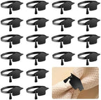 40 PCS Graduation Napkin Rings, 2026 Graduation Black Napkin Holders for Cloth Napkins Metal Napkin Holder Bulk for Graduation Party Supplies Graduation Table Decor by EYNDYN