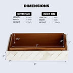 Handicrafts Home Decorative Keepsake Box 8x5 – Small Organizer Box with Lid, Boho Decorative Storage, Retro Memory Box, Unique Coffee Table Décor, Jewelry or Trinket Box, Modern Shelf Decorative Box - Image 2