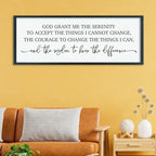 ZZJJHYWGQ Serenity Prayer, Bible Verse Wall Decor, 40''×15'', Black - Image 5