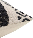 · REDEARTH · Textured Handwoven Throw Pillow Cases Geometric Craft Black - Image 5