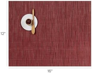 Chilewich Bamboo Placemats Set of 4, Woven Rectangle Placemats - Image 2