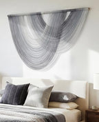 Tempospark Large Macrame Wall Hanging, 59x39 Inch Boho Wall Hanging, Macrame Wall Art Hand-dyed Ombre Design for Bedroom Living Room Apartments Entryways, or Above Bed - Image 2